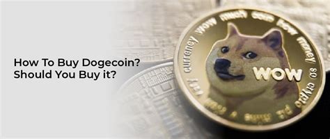 How To Buy Dogecoin? Should You Buy it?