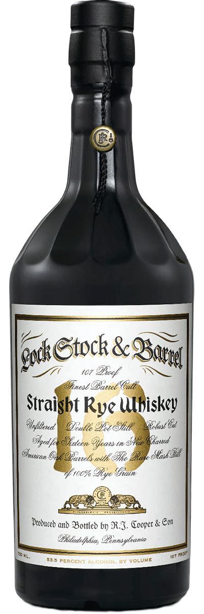 Lock Stock & Barrel | 18 Year Straight Rye Whiskey