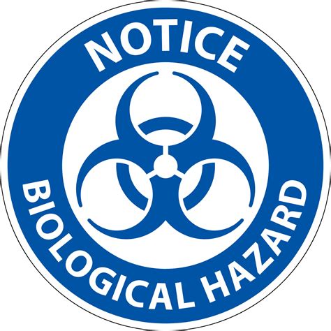 Notice Label Biological Hazard On White Background 26308962 Vector Art at Vecteezy