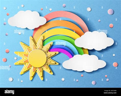 Rainbow origami Stock Vector Images - Alamy