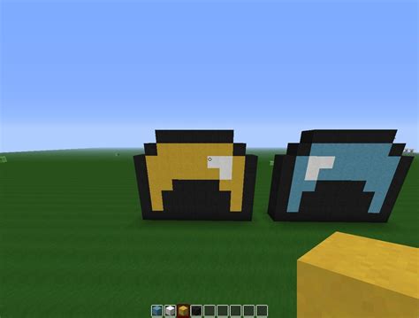 pixel art helmets Minecraft Map