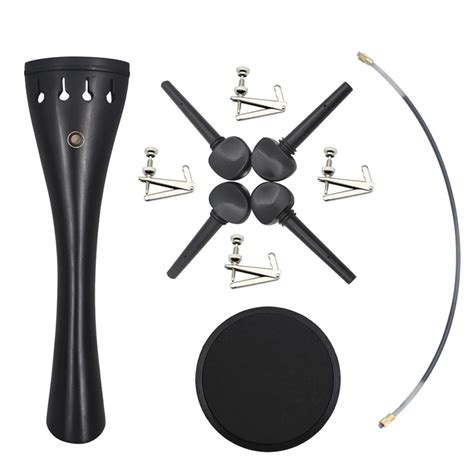 Cello Accessories Set 11pcs,Cello Ebony Pegs+aluminum Alloy Tailpiece ...