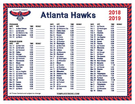 Atlanta Hawks Schedule 2024 - Darci Elonore