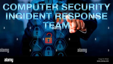 Touching COMPUTER SECURITY INCIDENT RESPONSE TEAM Stock Photo - Alamy