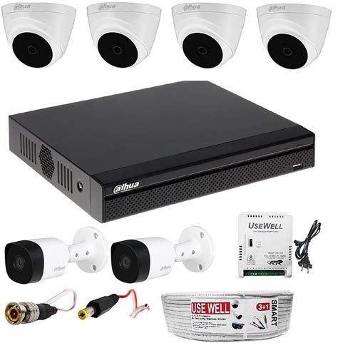 DAHUA Full HD 2MP CCTV Cameras Combo KIT (2MP4DOME2BULLET) - CCTV Camera Installation