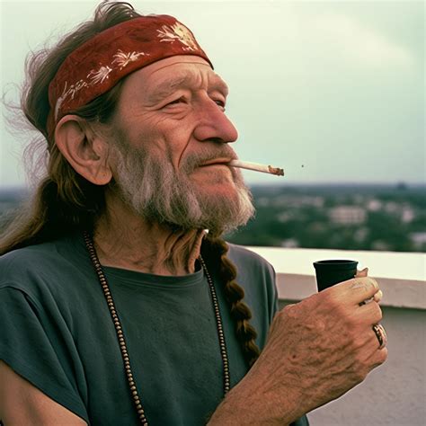 AI recreation of Willie smoking a joint on the White House roof : r ...