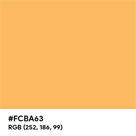 Amber CMYK color hex code is #FCBA63