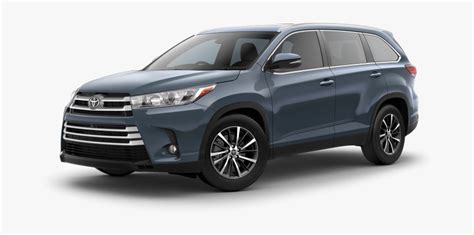 2017 Toyota Highlander Blue, HD Png Download - kindpng