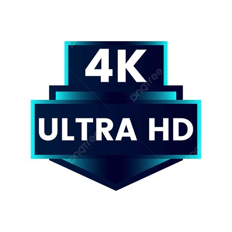 Transparent 4k Ultra Hd Button, 4k Ultra Hd Logo, Full Hd Button, Full ...