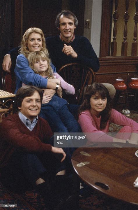 Michael J. Fox as Alex P. Keaton, Tina Yothers as Jennifer Keaton ...