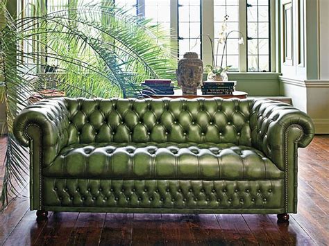 Leather Green Sofa - Sofas Design Ideas