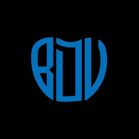 BDU letter logo creative design. BDU unique design. 29165774 Vector Art ...