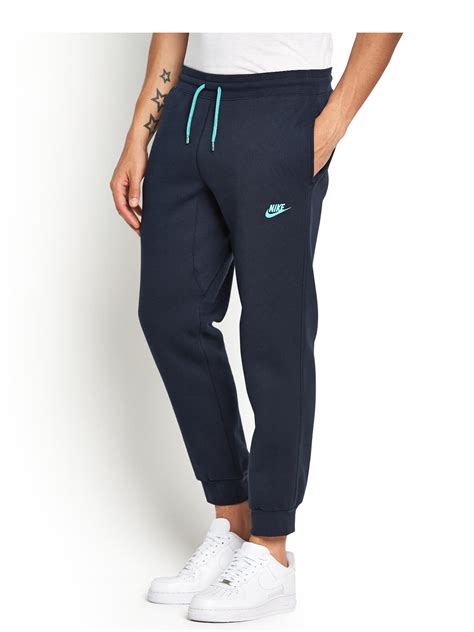 Nike Aw77 Mens Cuffed Fleece Pants in Blue for Men (navy) | Lyst