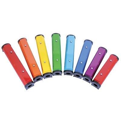 Westco Resonator 8 Note Chime Bars, Set of 8 Colored Bars | Quill.com