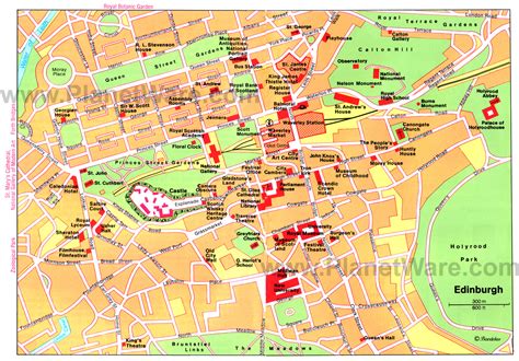 Edinburgh Map - Detailed City and Metro Maps of Edinburgh for Download | OrangeSmile.com