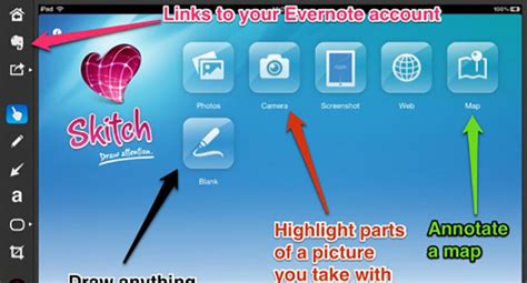 iPad Apps for Content Creation: Skitch - Teach Online