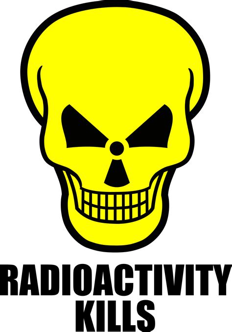Clipart - Radioactivity kills