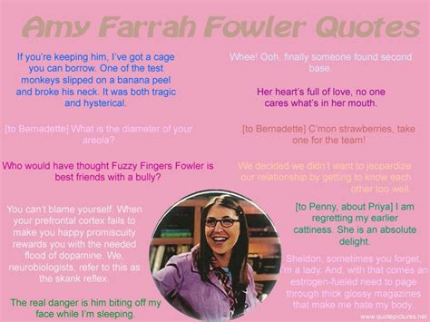 Amy Farrah Fowler Quotes Big Bang Funny Quotes, Best Tv Shows, Best ...