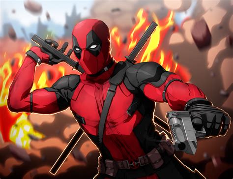 Deadpool Fan Art/ SpeedPaint by fradarlin on DeviantArt