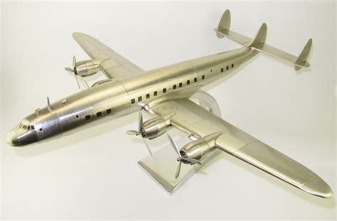 Lockheed L1049 Super Constellation Aluminium Airplane Fully Built