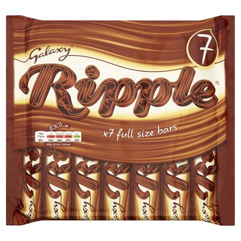 Galaxy Ripple Milk Chocolate Bars, 7 x 33g- Buy Online in United Arab ...