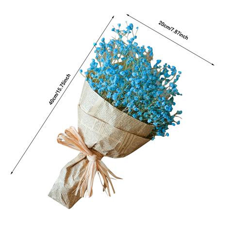 DALLtif Clearance Artificial flowers Natural Dried Flower Home Decor ...