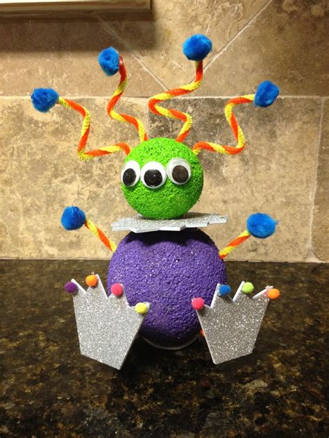 Styrofoam monster | Kiddie Crafts | Pinterest | Monsters and Craft