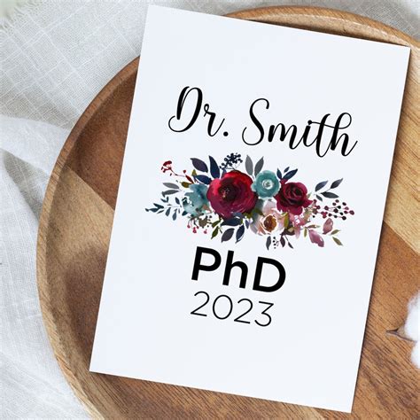 Phd Graduation Gift, Phd Graduation Card for Daughter, Cute 2023 Doctor ...