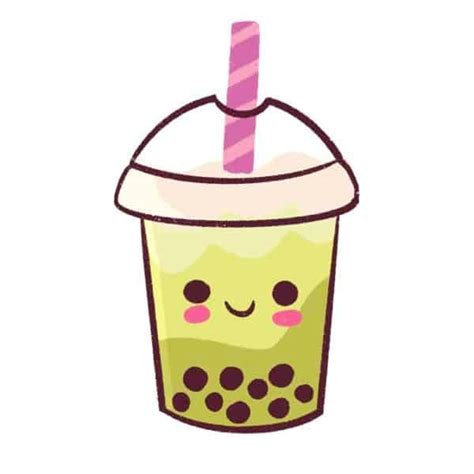 How to draw boba tea - Draw Cartoon Style!