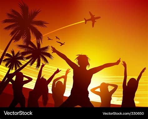 Beach party Royalty Free Vector Image - VectorStock