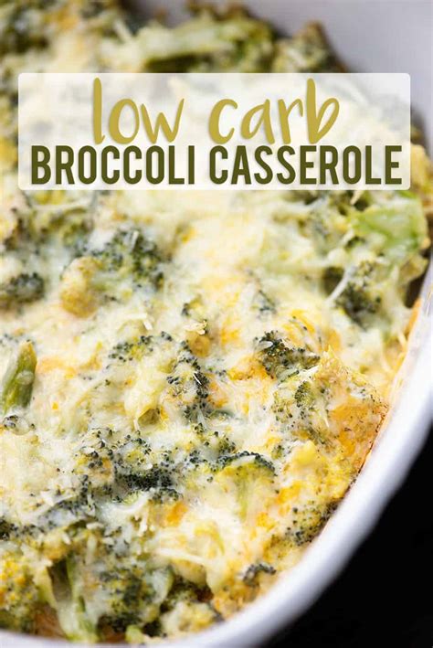 Broccoli Cheese Casserole - extra cheesy and low carb too!