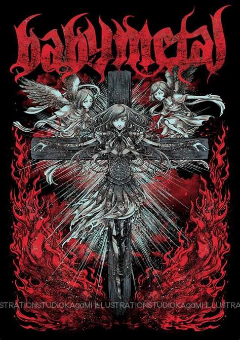 BABYMETAL T-shirt Art Collection [HD] [28 IMAGES] - Imgur | Rock band ...