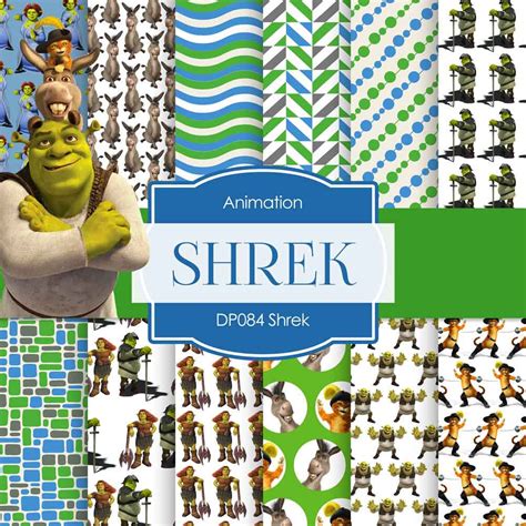 Home › Shrek Digital Paper DP084