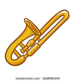 Trombone Cartoon Images, Stock Photos & Vectors | Shutterstock