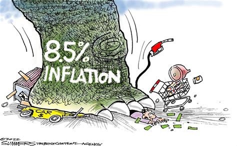 Editorial cartoons for April 17, 2022: Inflation, Ukraine vs. Goliath ...