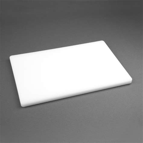 Hygiplas Extra Thick Low Density Chopping Board White - 450x300x20mm - DM001 - Nisbets