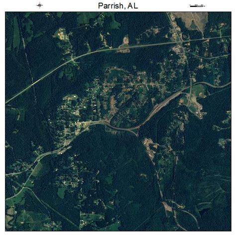 Aerial Photography Map of Parrish, AL Alabama