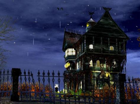 Free download 3D Haunted House Screensaver 3D Haunted Halloween Screensaver [640x480] for your ...