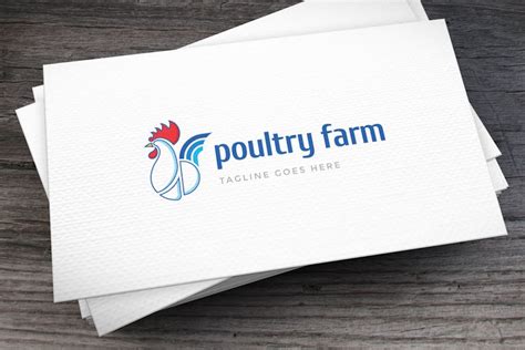 Poultry Farm Logo Template - Design Template Place