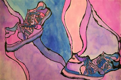 The Art Factory: Glue Shoe Paintings