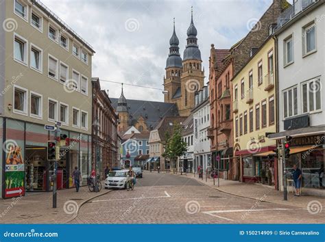 The Speyer Old Town, Rhein River Valley. Germany Editorial Stock Image - Image of rhine ...