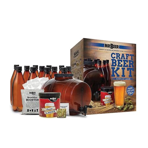 Mr. Beer American Lager Complete Beer Kit Multi | Beer kit, Beer ...