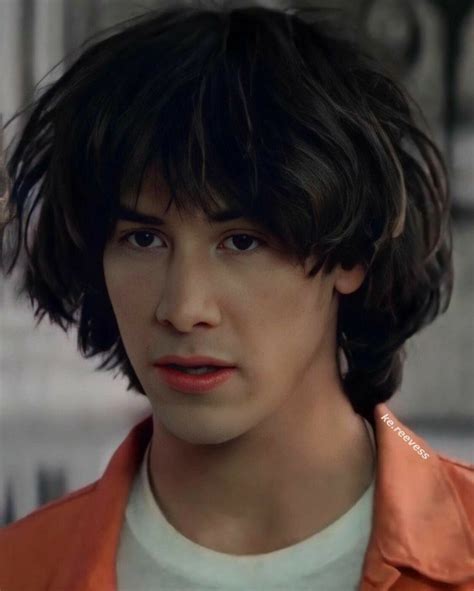 Keanu Reeves playing as Ted Theodore Logan in the movie Bill &Ted's Excellent Adventure | Keanu ...