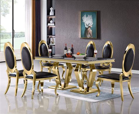 Black leather King Louis chairs: A Perfect Combination of Style and Co