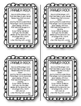 Prayer Rock Poem & Craft Project--Connecting With the Community by Deanna Roth