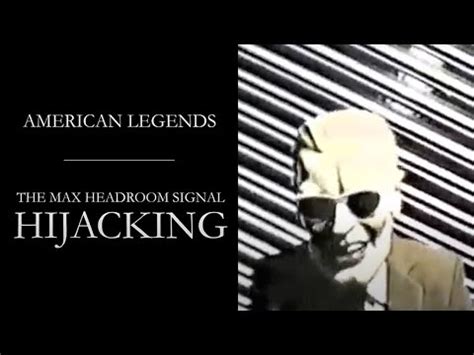 The Max Headroom Signal Hijacking (1987) | American Legends | Max ...