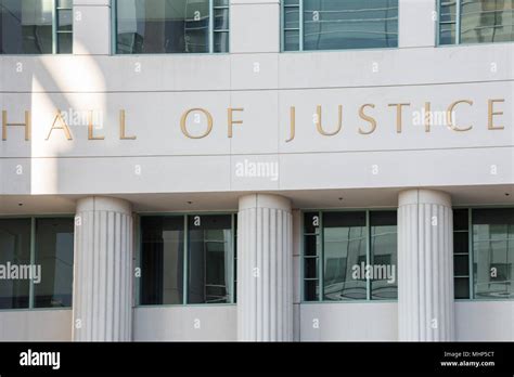 san diego hall of justice building detail Stock Photo - Alamy