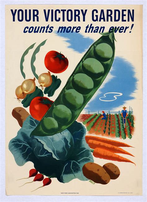 WWII poster – “Your Victory Garden” – a sibilant intake of breath