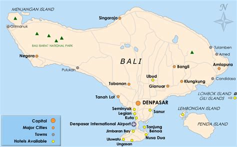 Bali Map - Maps of Bali