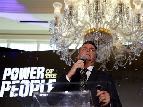 Brazilian Jair Bolsonaro spoke to right-wing activists at the Trump ...